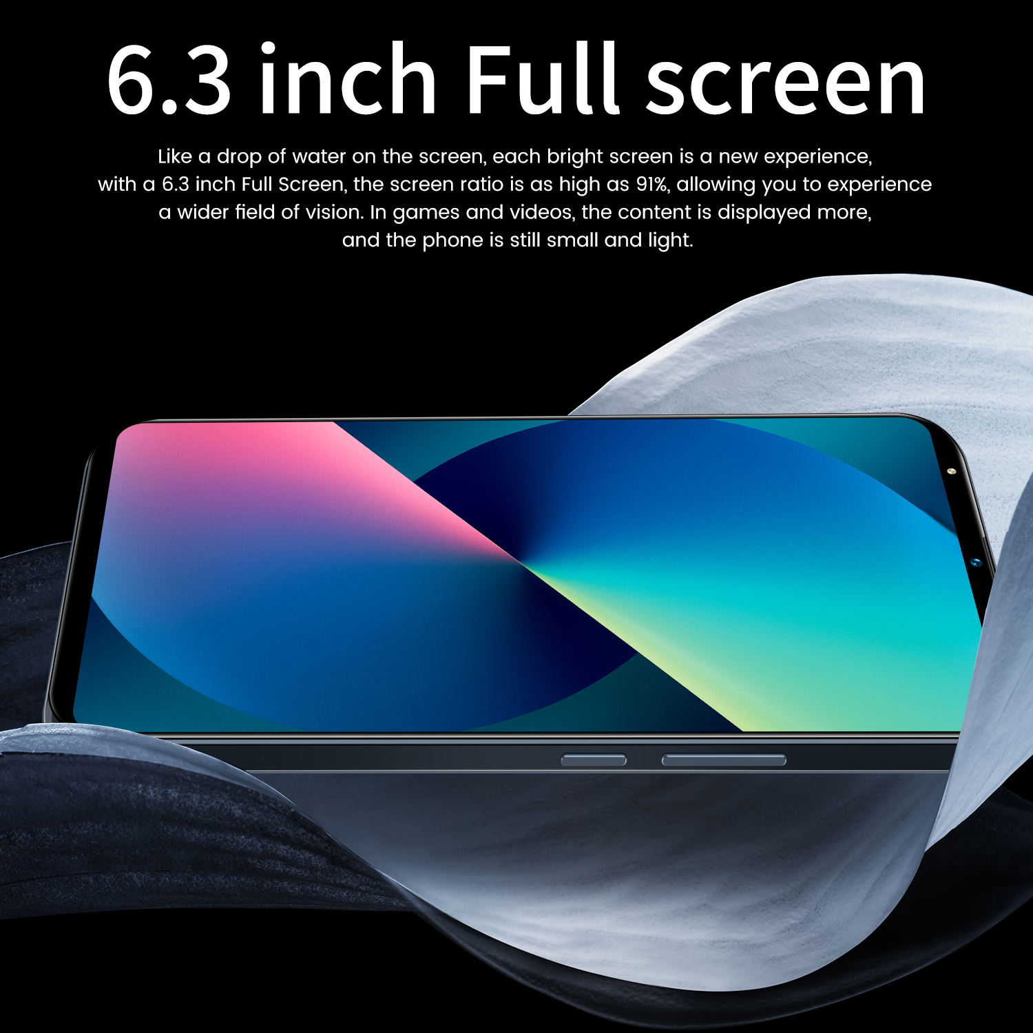 Phone i 13 Pro 6.7 Inch 12GB+512GB Android Original Smart Cell Phone Unlocked Dual SIM Mobile Phone