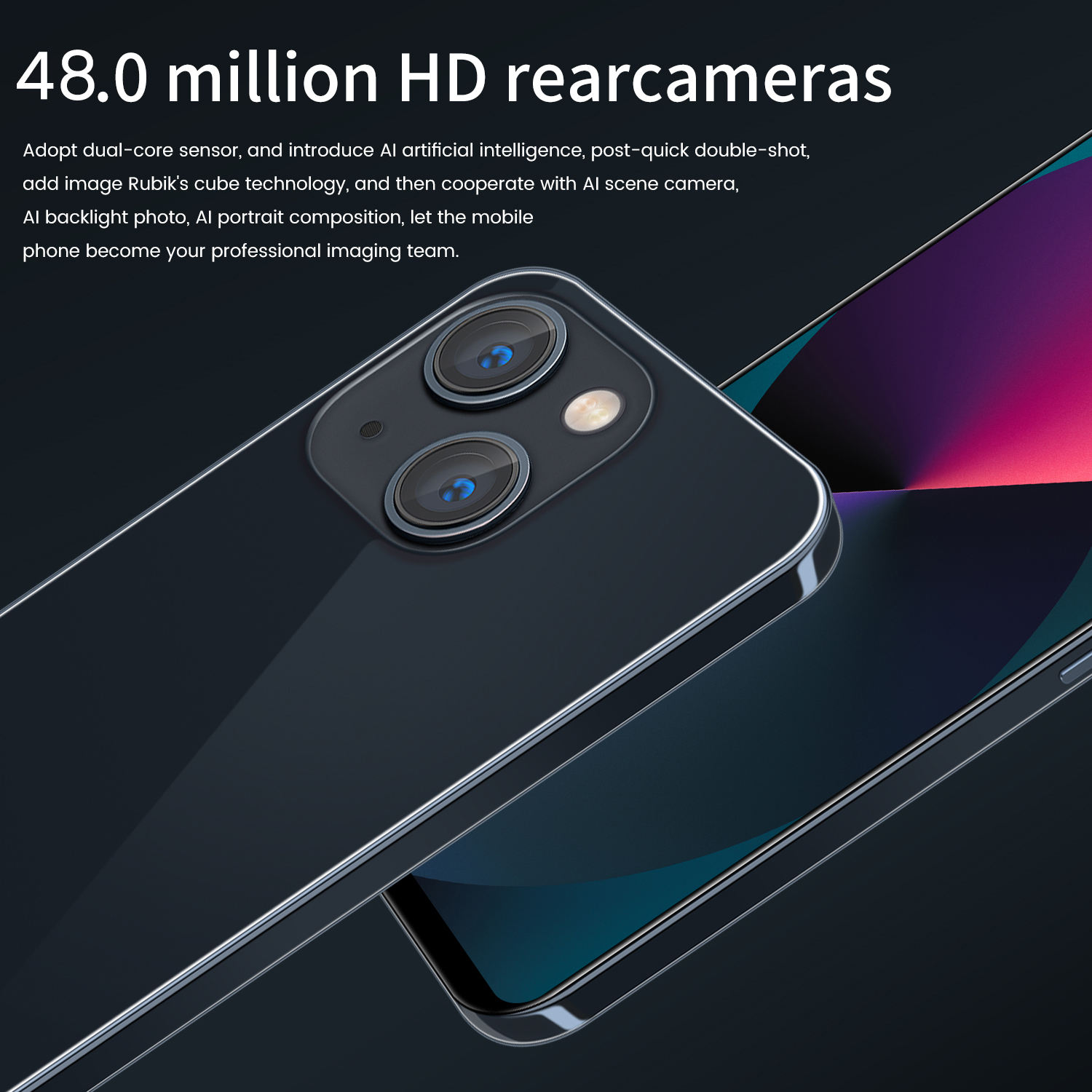 Phone i 13 Pro 6.7 Inch 12GB+512GB Android Original Smart Cell Phone Unlocked Dual SIM Mobile Phone