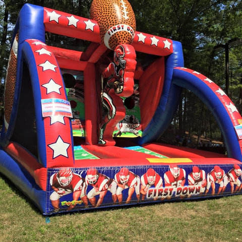 Hot Sale PVC Interactive sport games Inflatable Football Toss Throw Sport Game for Kids and Adults