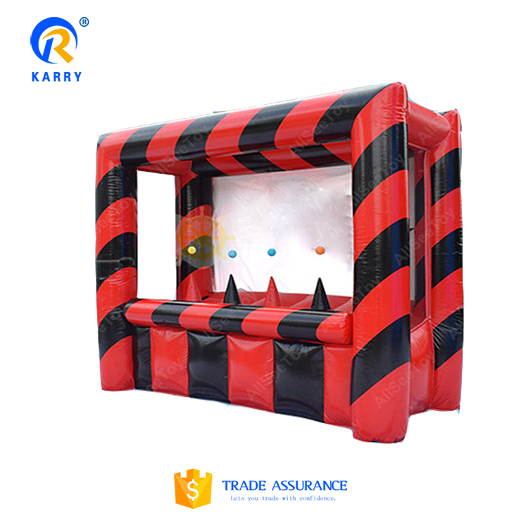 Interactive inflatable shooting game floating ball challenge outdoor interactive games