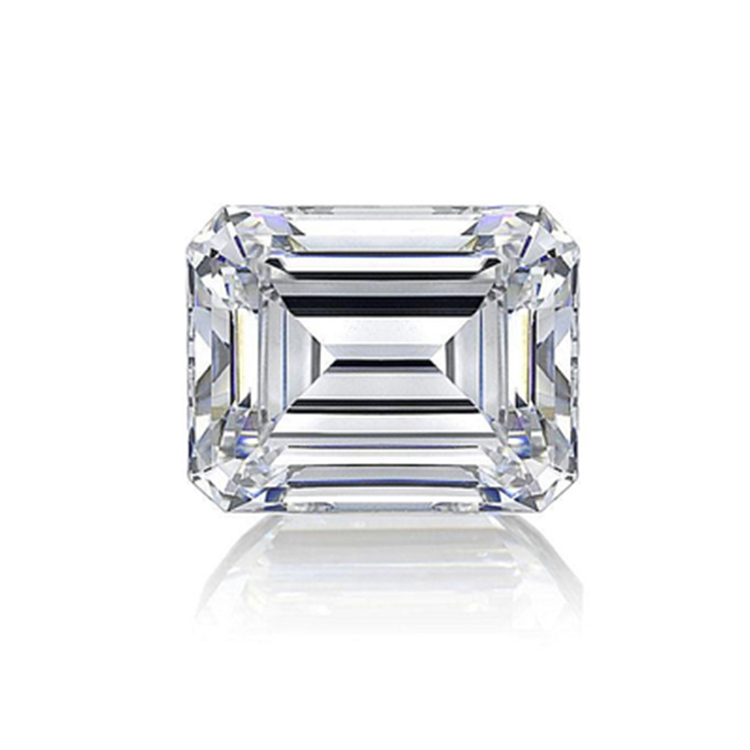 NOZBO Jewelry 1 carat - 4 carats Emerald Cut Lab Grown Hpht Cvd Synthetic Diamond
