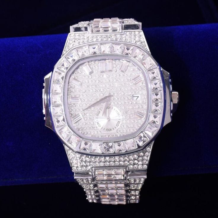Iced Out Watch Lab Grown Diamond CVD and HPHT Hip Hop Jewelry For Men's Direct From Wholesalers