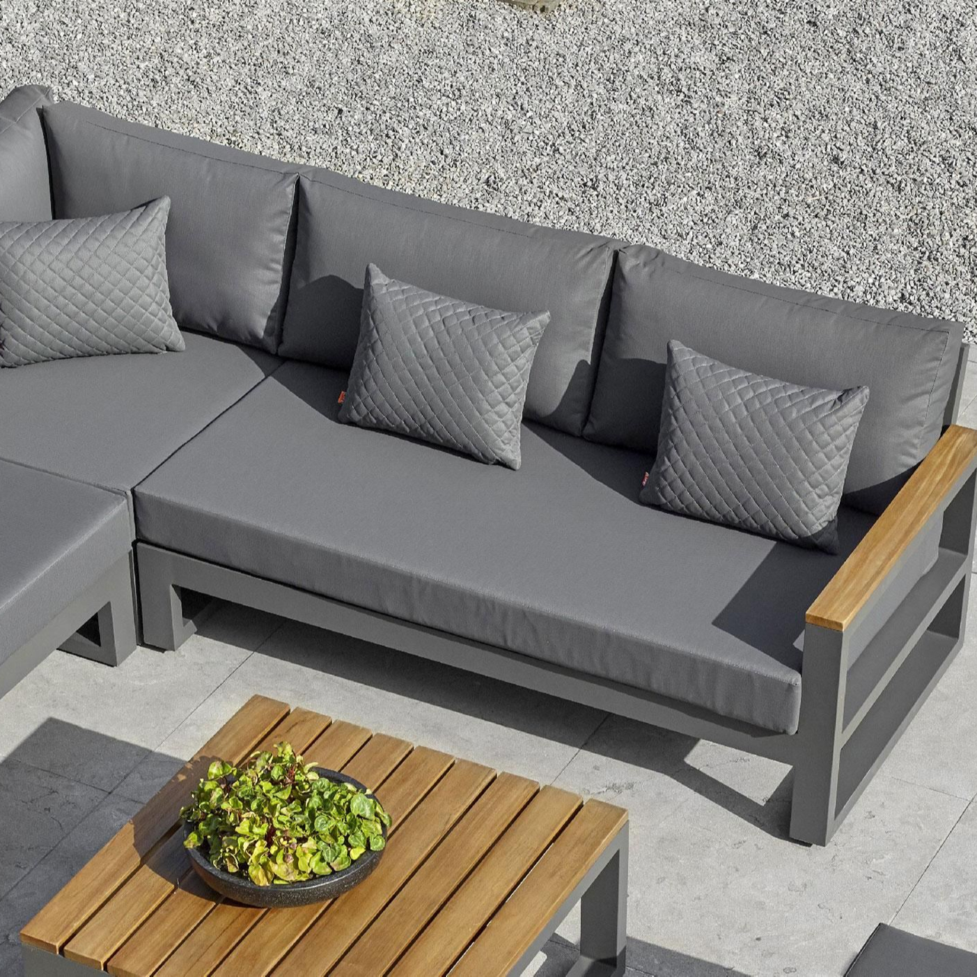 High Quality Aluminum Garden Furniture Chair Sofa Best Aluminum Furniture Wholesale Best Price Metal