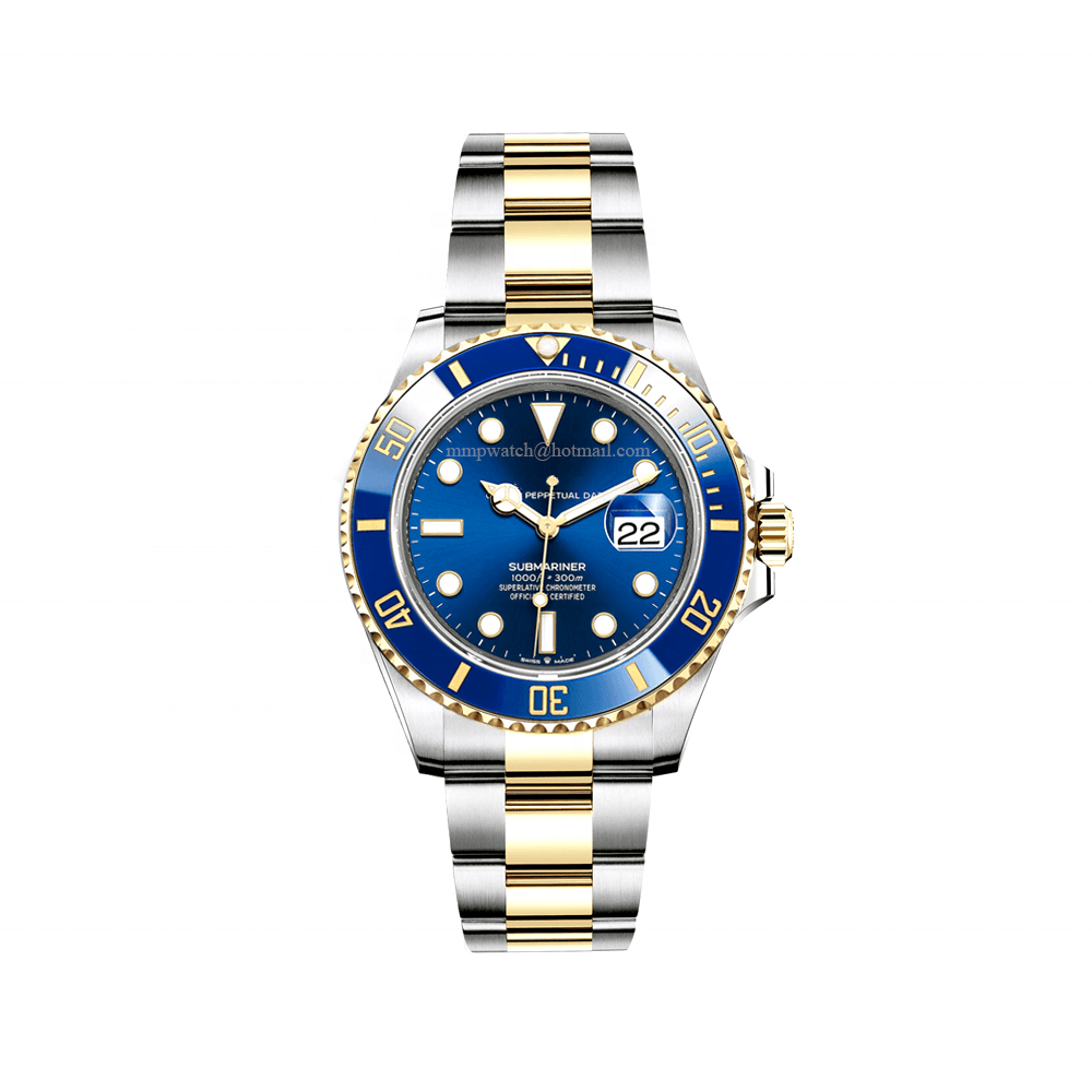 High End Original Swis Automatic Movement Power Reserve 44 Hour Waterproof 20 Bar 904 S. Steel Rolle